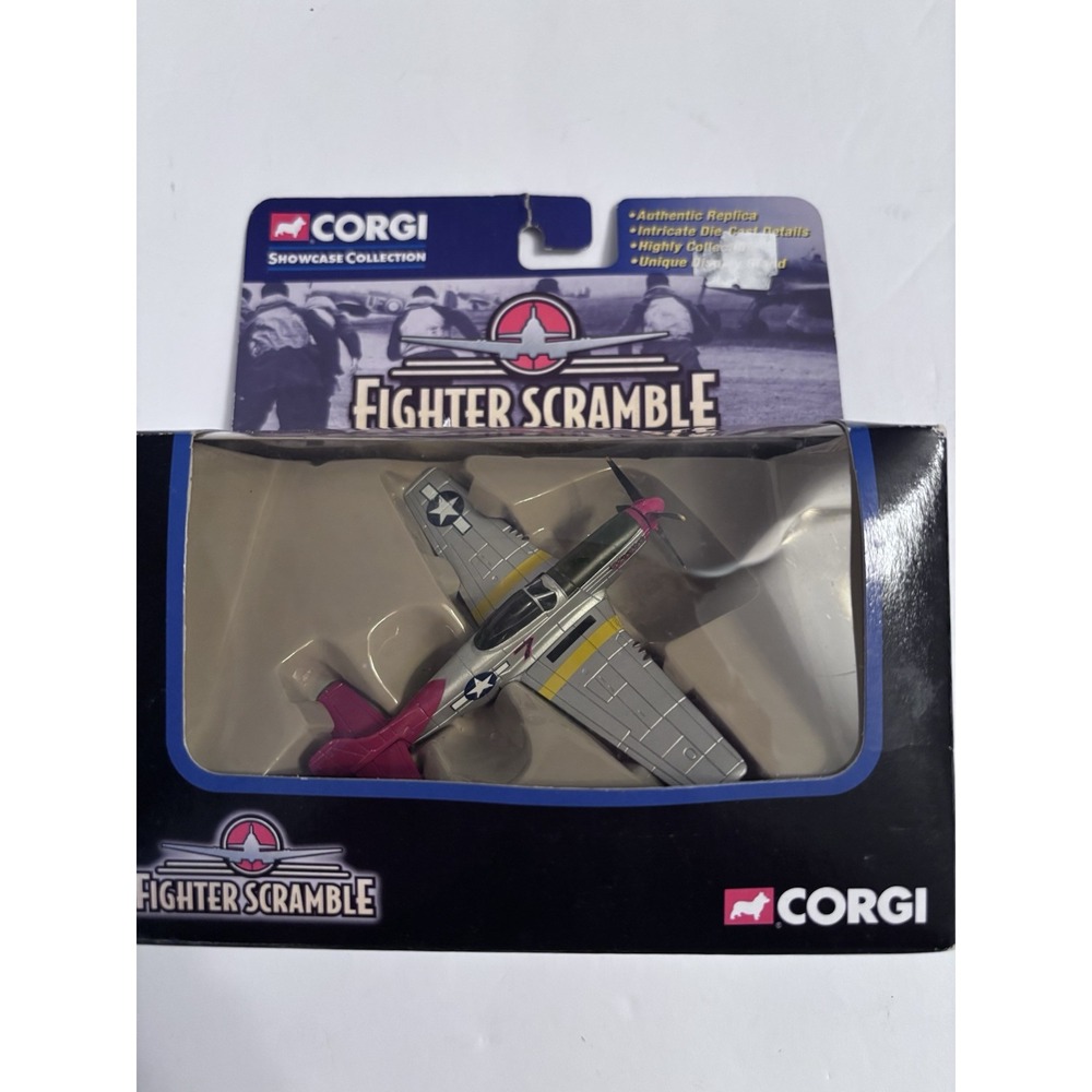 Corgi Fighter Scramble -P-150 Mustang Fighter Plane 2002 New in box